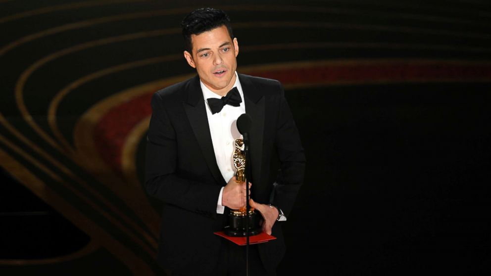 PHOTO: Rami Malek accepts the award for best actor for 'Bohemian Rhapsody' onstage during the 91st Annual Academy Awards at Dolby Theatre, Feb. 24, 2019, in Hollywood, Calif.