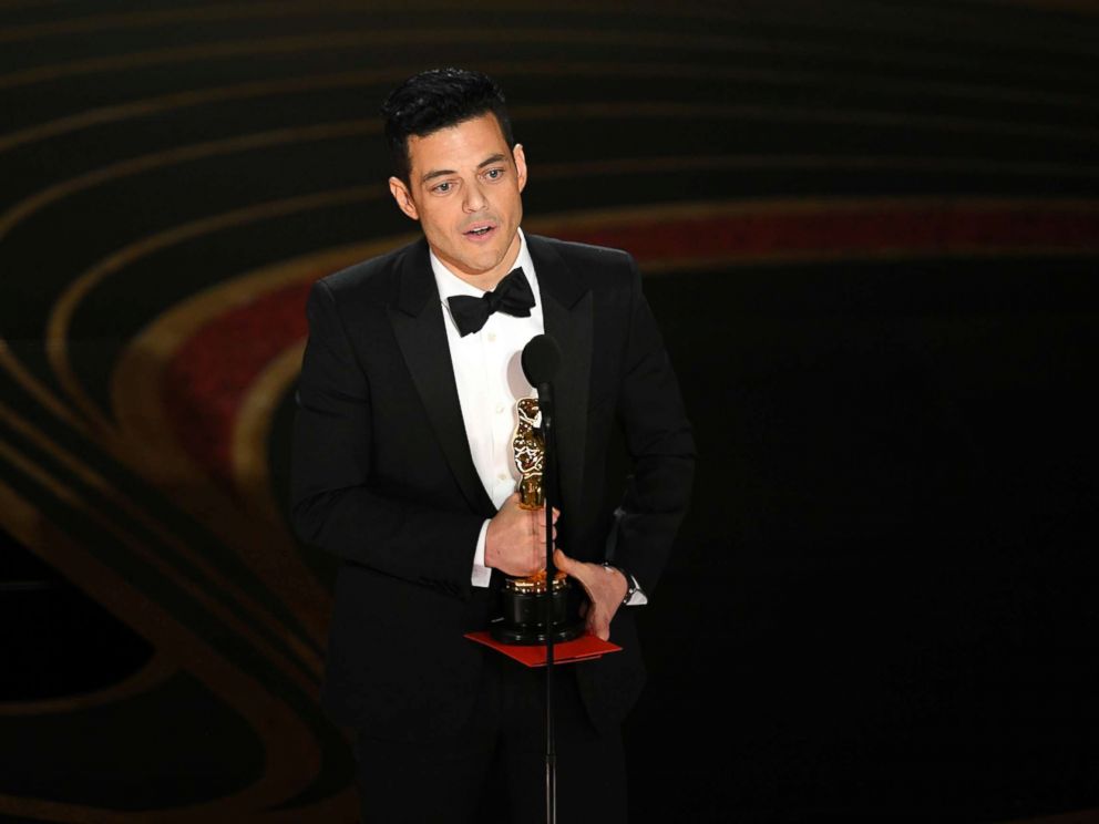 PHOTO: Rami Malek accepts the award for best actor for Bohemian Rhapsody onstage during the 91st Annual Academy Awards at Dolby Theatre, Feb. 24, 2019, in Hollywood, Calif.