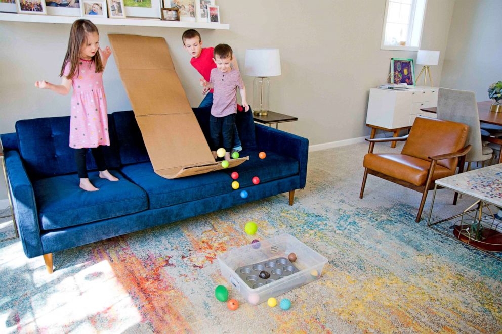 PHOTO: The Ball Ramp is an easy, simple, affordable way to let kids explore physics from all angles, according to Allison.