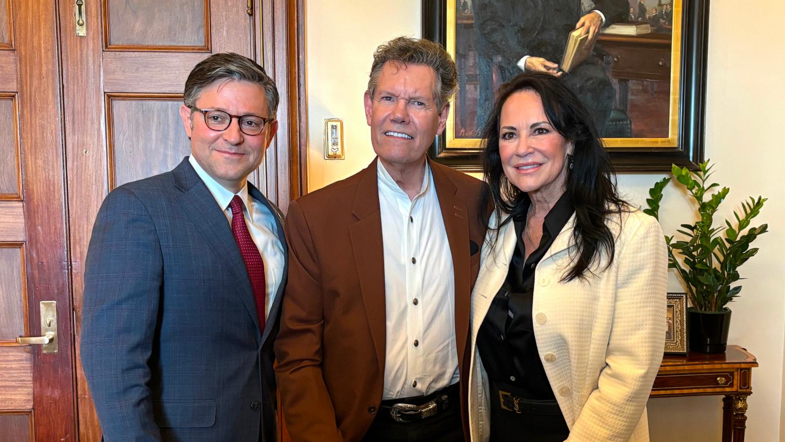 PHOTO: Randy Travis and his wife, Mary Travis met with lawmakers and testified on Capitol Hill regarding the American Music Fairness Act.