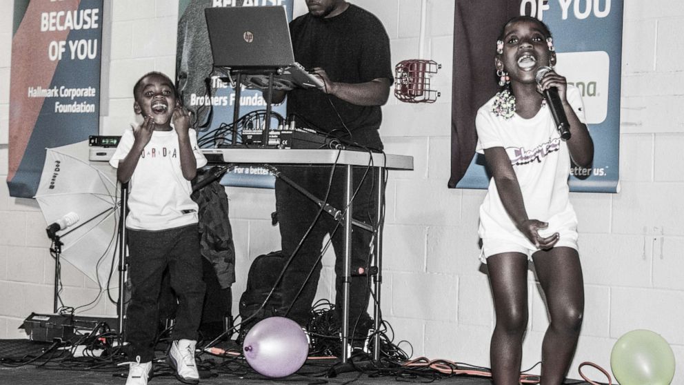 PHOTO: Macyn McMillian, aka "Mac Sauce," writes her own lyrics to the beats of songs from her favorite hip-hop artists. Recently 7-year-old Macyn McMillian, aka "Mac Sauce," sang along to rapper 6ix9ine's "Stoopid" during a back-to-school event.