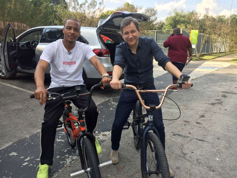 PHOTO: Rapper T.I., who now goes by the name Tip, shows ABC News' Dan Harris around his hometown of Atlanta.