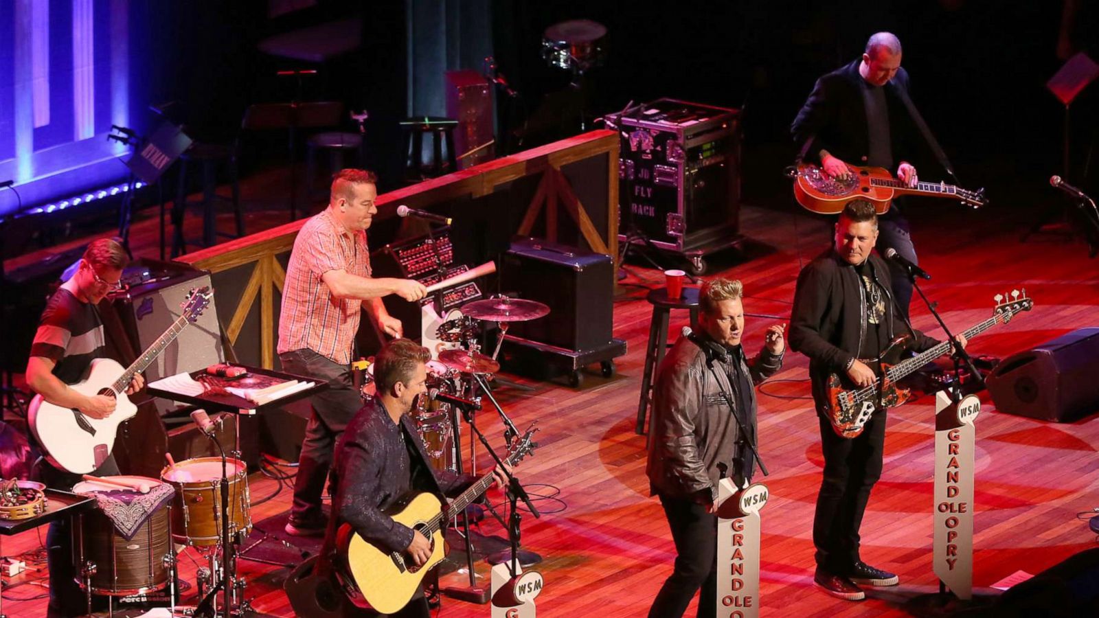 PHOTO: Rascal Flatts performs during the NASCAR Night at the Opry hosted by PNC Bank at Ryman Auditorium, Dec. 3, 2019, in Nashville.