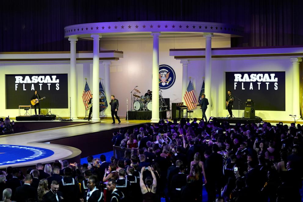 PHOTO: Rascal Flatts performs at the Commander in Chief Ball, Jan. 20, 2025, in Washington, D.C.