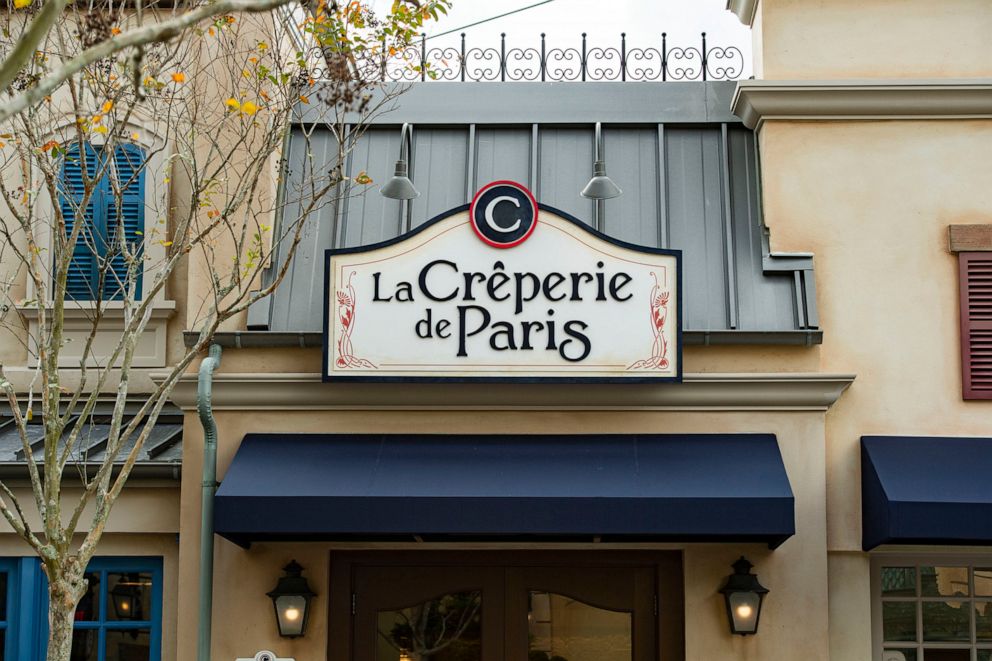 PHOTO: The grand opening of La Creperie de Paris is set for Oct. 1, 2021, in a newly expanded area of the France pavilion at EPCOT at Walt Disney World Resort in Lake Buena Vista, Fla.