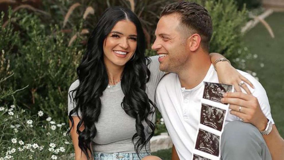 PHOTO: Raven Gates Gottschalk and Adam Gottschalk are pictured in a image posted to to Raven Gates Gottschalk's Instagram account to announce the couple is expecting a baby.