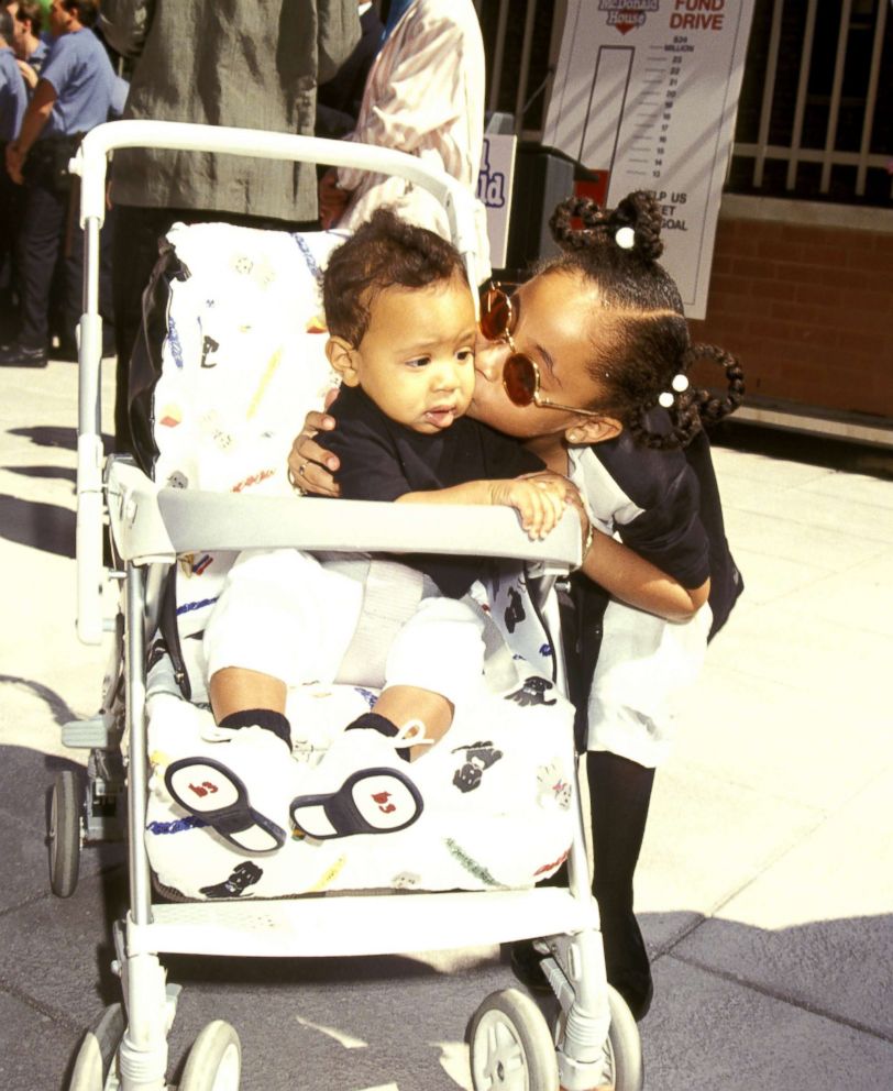 PHOTO: In this file photo, Raven Symone and her brother Blaize Pearman during Helping Hands Event at Ronald McDonald House, July 22, 1992, at Ronald McDonald House in New York City.