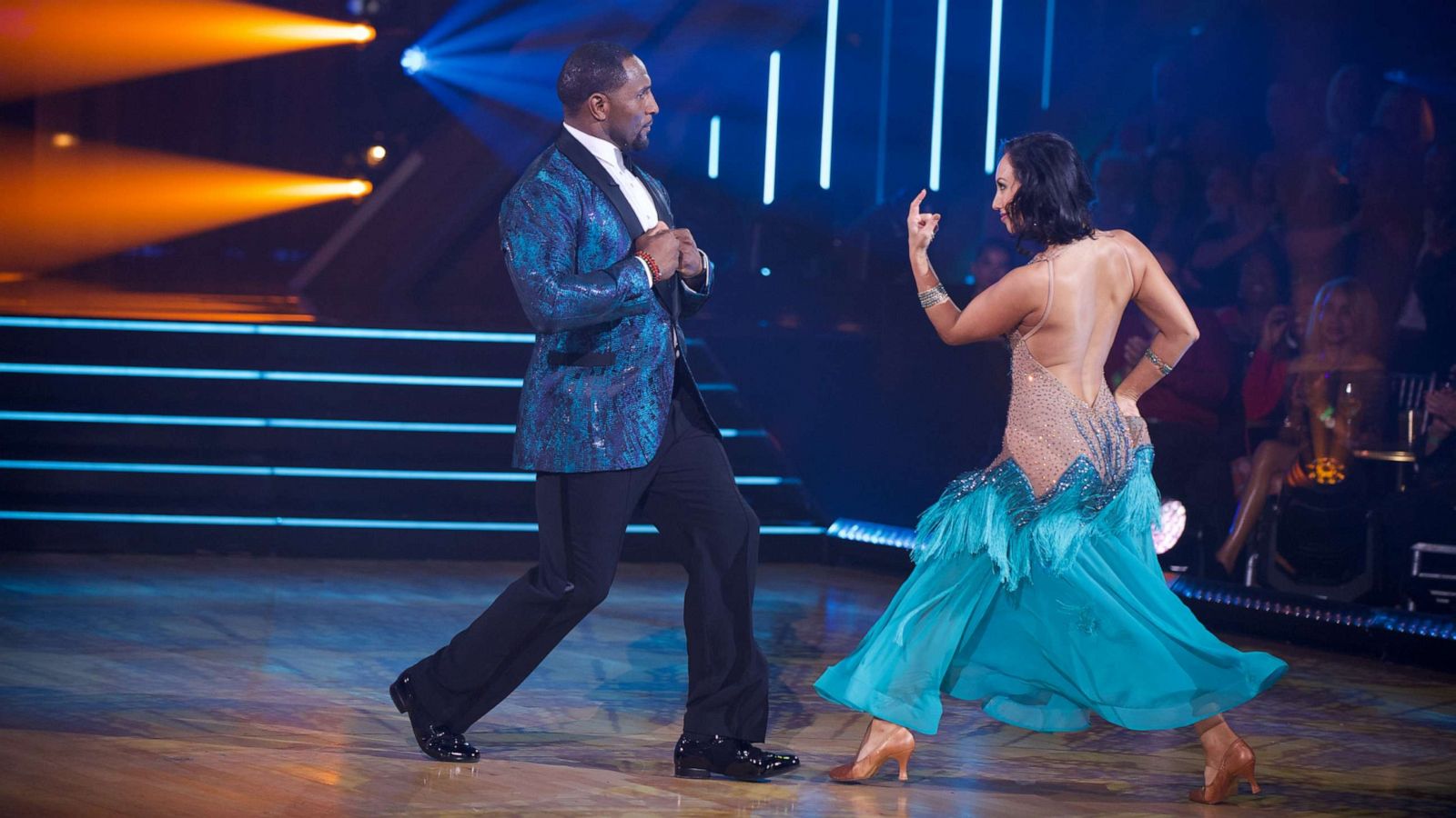 PHOTO: Ray Lewis and Cheryl Burke on "Dancing with the Stars" on Sept. 23, 2019.