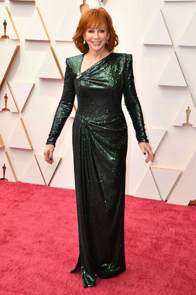 PHOTO: Reba McEntire attends the 94th Oscars at the Dolby Theatre in Hollywood, Calif., March 27, 2022.