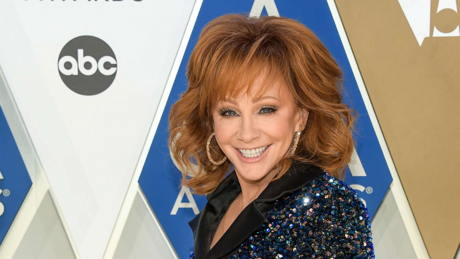 PHOTO: In this Nov. 11, 2020, file photo, Reba McEntire attends the 54th annual CMA Awards in Nashville.