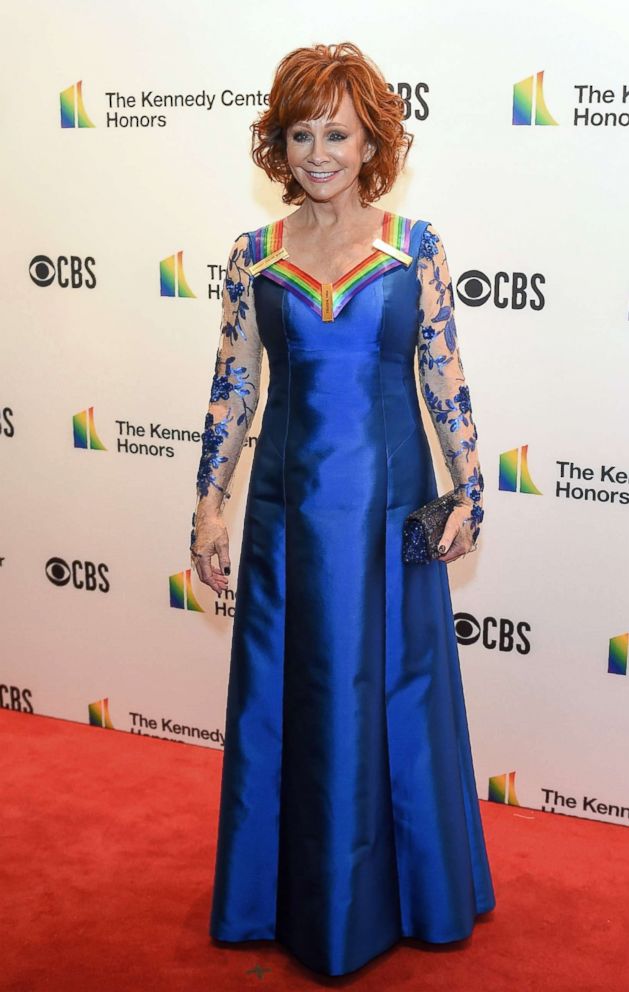 PHOTO: Singer Reba McEntire arrives at the 41st Annual Kennedy Center Honors in Washington, D.C., Dec. 2, 2018.
