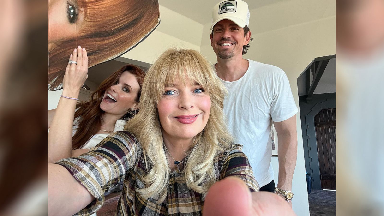 PHOTO: In a post Melissa Peterman made to her Instagram account, former "Reba" co-stars JoAnna Garcia Swisher, Peterman and Steve Howey are seen together for Reba McEntire's Hollywood Bowl performance.