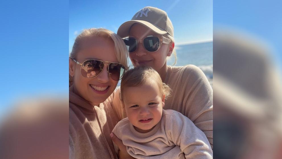 In a photo shared on her Instagram account, Rebel Wilson appears with her fiancée Ramona Agruma and her daughter.