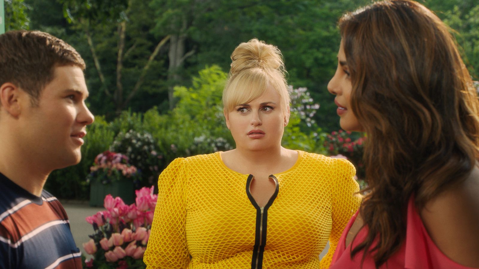 PHOTO: Adam Devine, Rebel Wilson and Priyanka Chopra star in the film, "Isn't It Romantic."