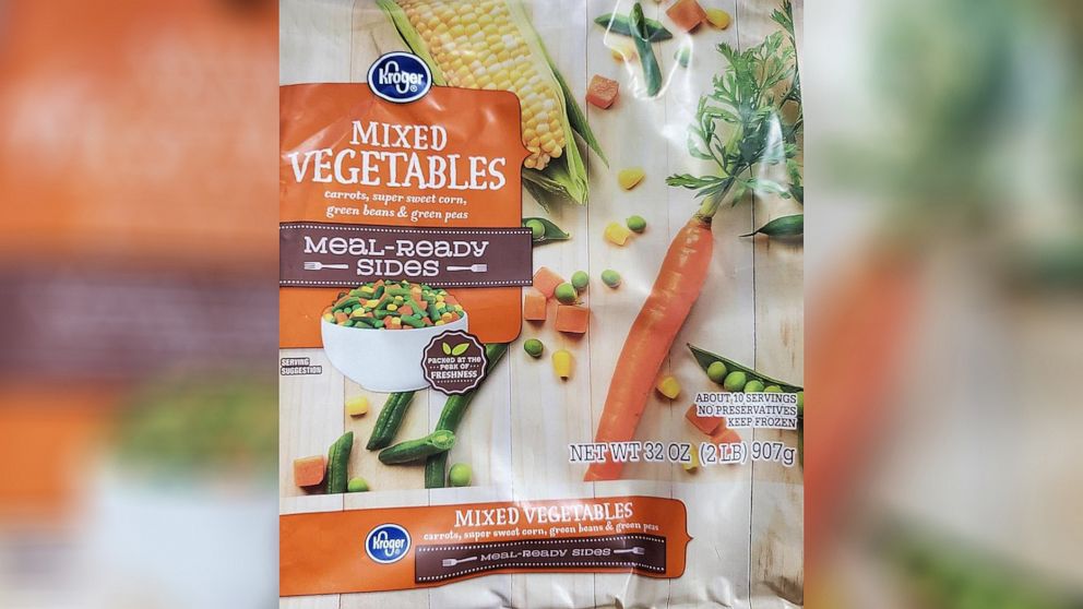 Frozen vegetables sold under Kroger brand under recall