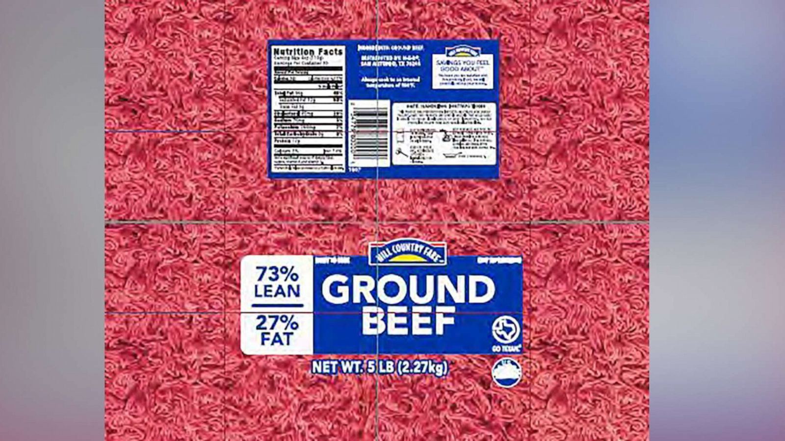 PHOTO: Tyson Fresh Meats is recalling approximately 93,697 pounds of raw ground beef products that may be contaminated, the USDA announced on Nov. 16, 2022.