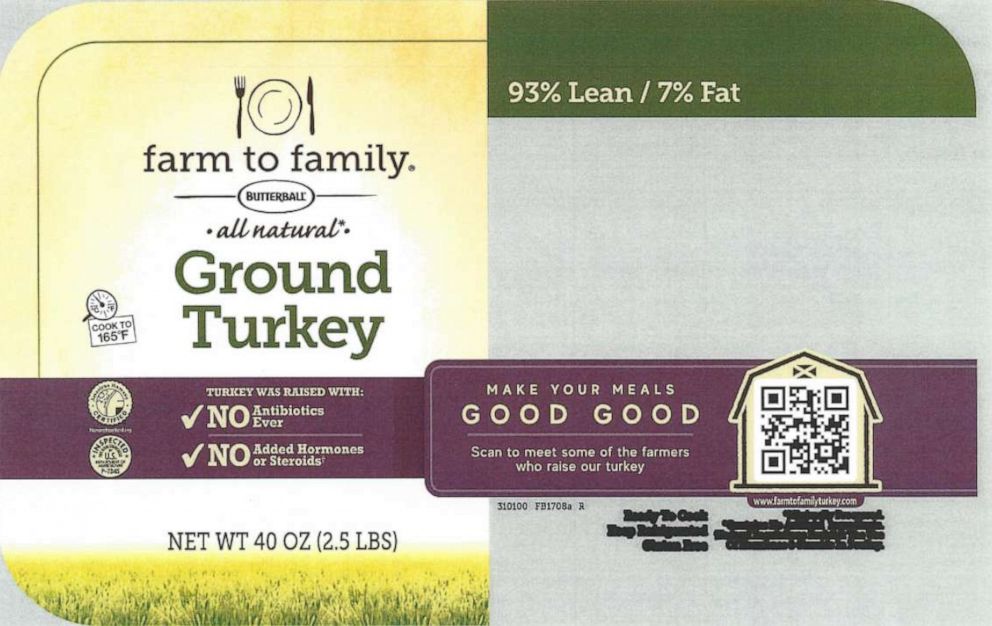 PHOTO: Butterball, LLC recalls ground turkey products due to possible foreign matter contamination according to the USDA.