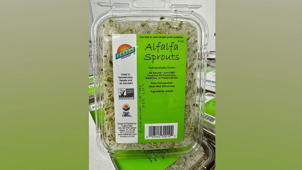 Alfalfa sprouts recalled for possible E. coli after FDA testing