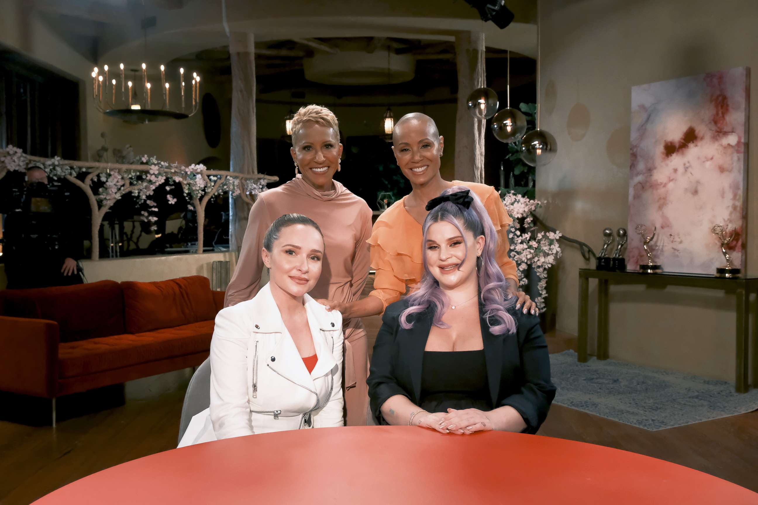 PHOTO: Hayden Panettiere joins "Red Table Talk" hosts Jada Pinkett Smith and Adrienne Banfield Norris, and guest host Kelly Osbourne in a new episode.

