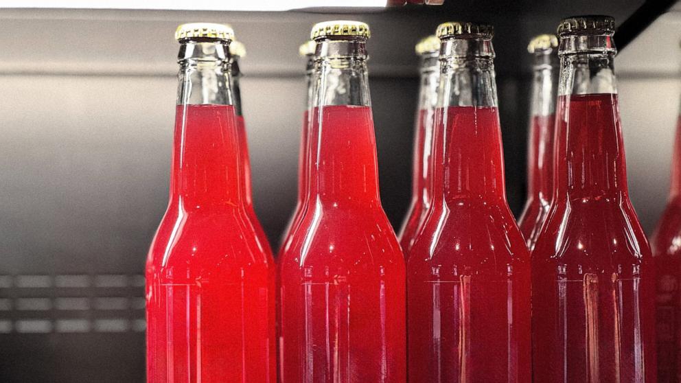 PHOTO: A set of red drinks is seen in this undated stock photo.