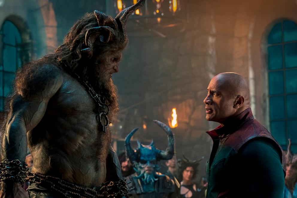 PHOTO: Dwayne Johnson appears in this still from the film "Red One" with Krampus.