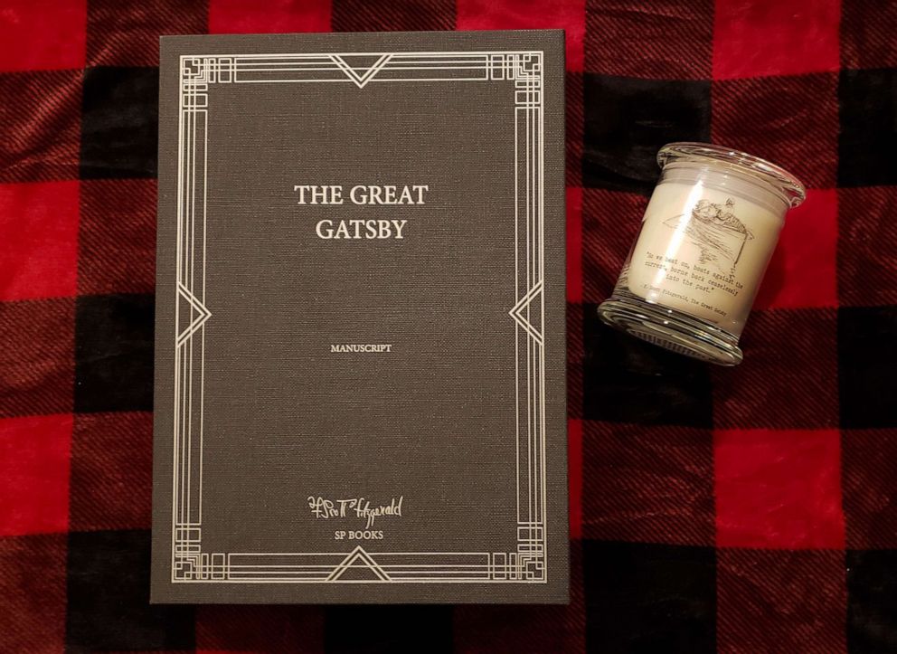 PHOTO: Shelby's favorite novel is the Great Gatsby. One of the gifts she received from Bill Gates was a manuscript of the novel that includes F. Scott Fitzgerald's own notes and edits.