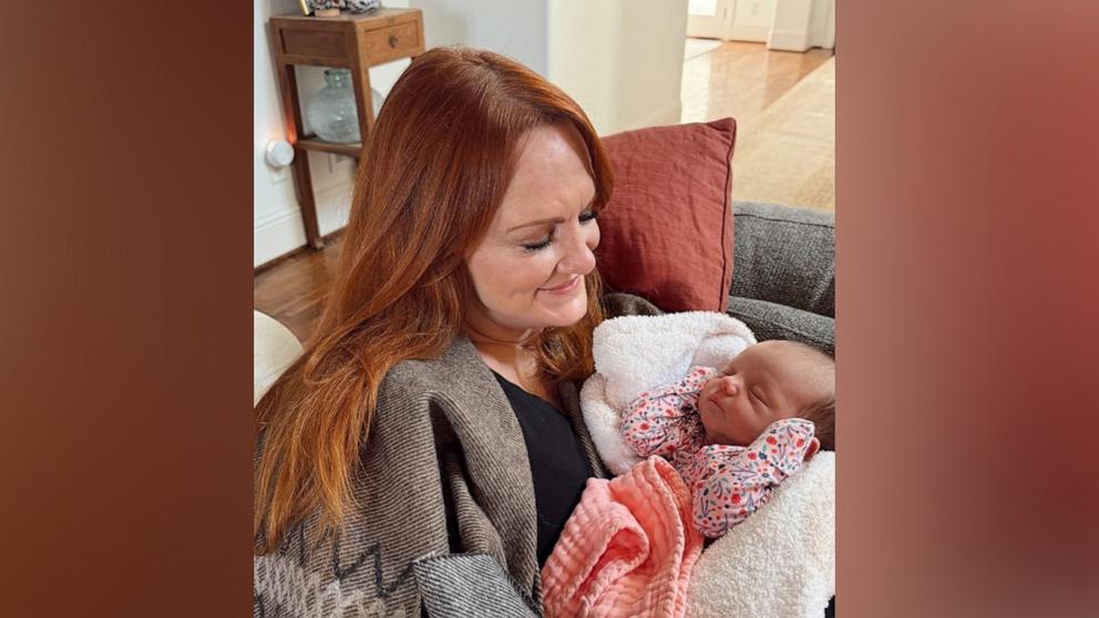 PHOTO: Alex Drummond Scott shared a photo of her mom Ree Drummond cradling her baby daughter Sofia.