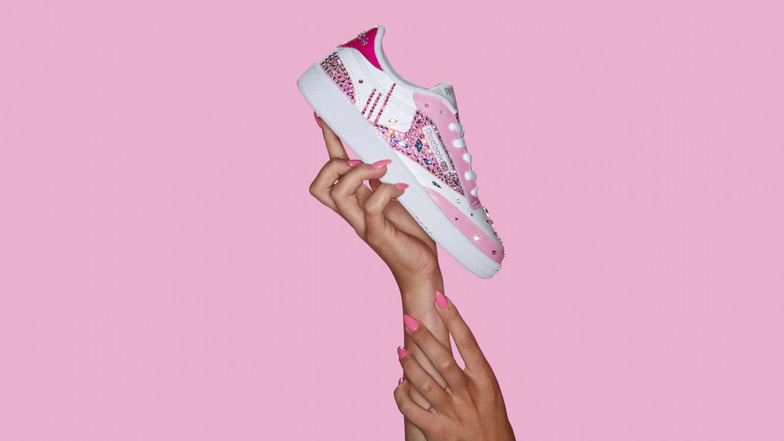 PHOTO: Reebok launches limited edition Crystal Coated Club C sneakers.