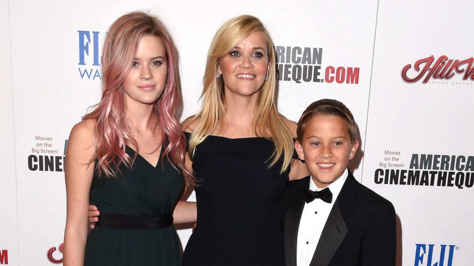 PHOTO: Reese Witherspoon with daughter Ava and son Deacon arrives at the 29th American Cinematheque Awards at the Hyatt Regency Century Plaza, Oct. 30, 2015, in Los Angeles.