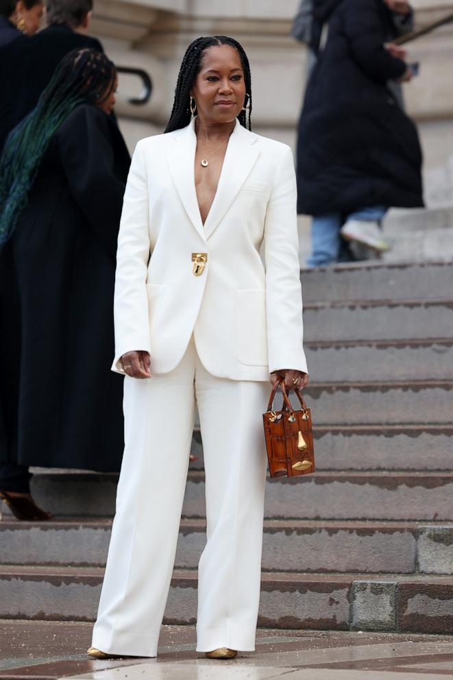 PHOTO: Regina King attends the Schiaparelli Haute Couture Spring-Summer 2025 show as part of Paris Fashion Week on Jan. 27, 2025, in Paris.