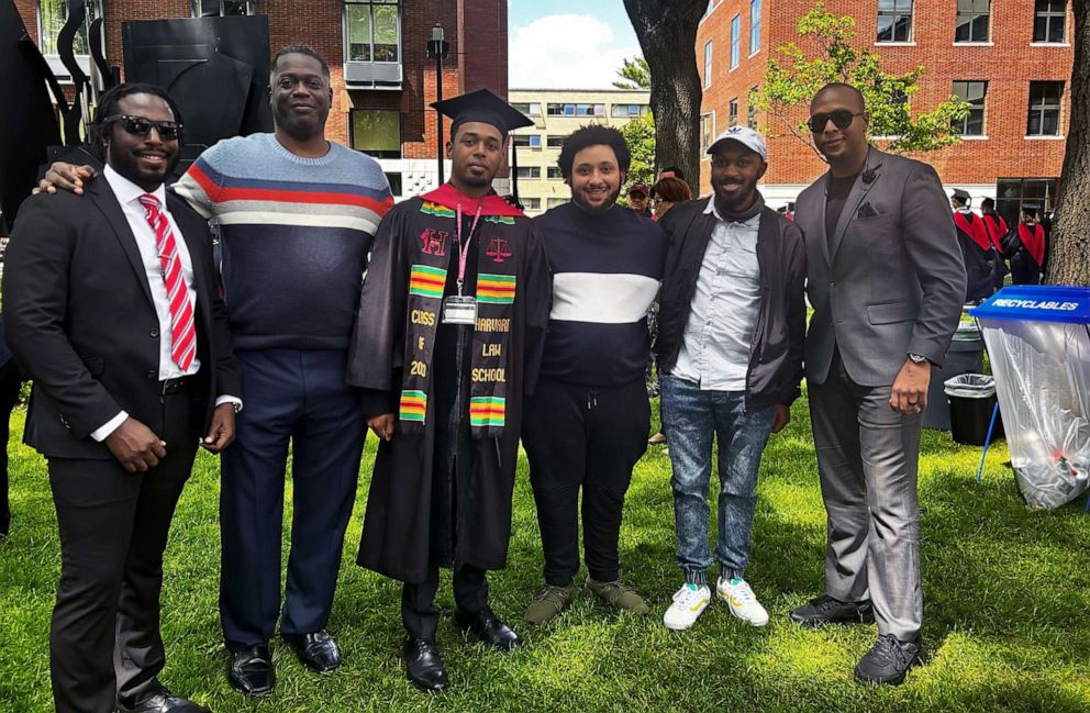 PHOTO: Rehan Staton graduated from Harvard Law School on May 25, 2023.