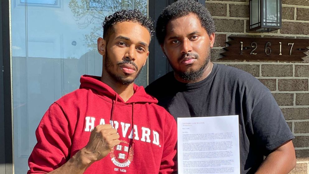 A student who collected garbage to pay for college is accepted to Harvard Law School.