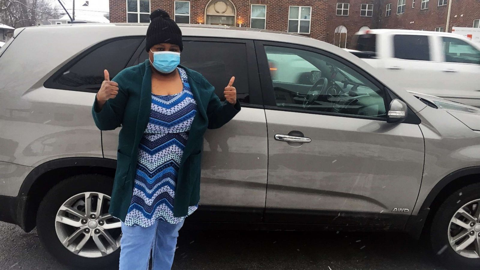 PHOTO: Renee Dixon, director of Lynhurst Baptist Church Preschool in Indiana, pictured in an undated handout photo, took a second job as an Uber driver to be able to buy gifts for her students.