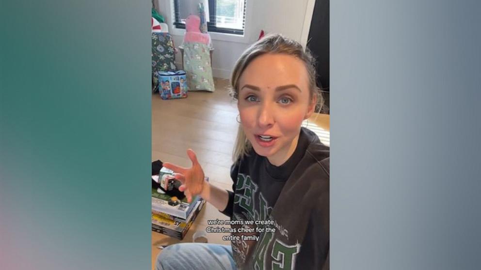 PHOTO: Renee Reina shared a video on TikTok describing what it's like to be a mom during the holiday season.