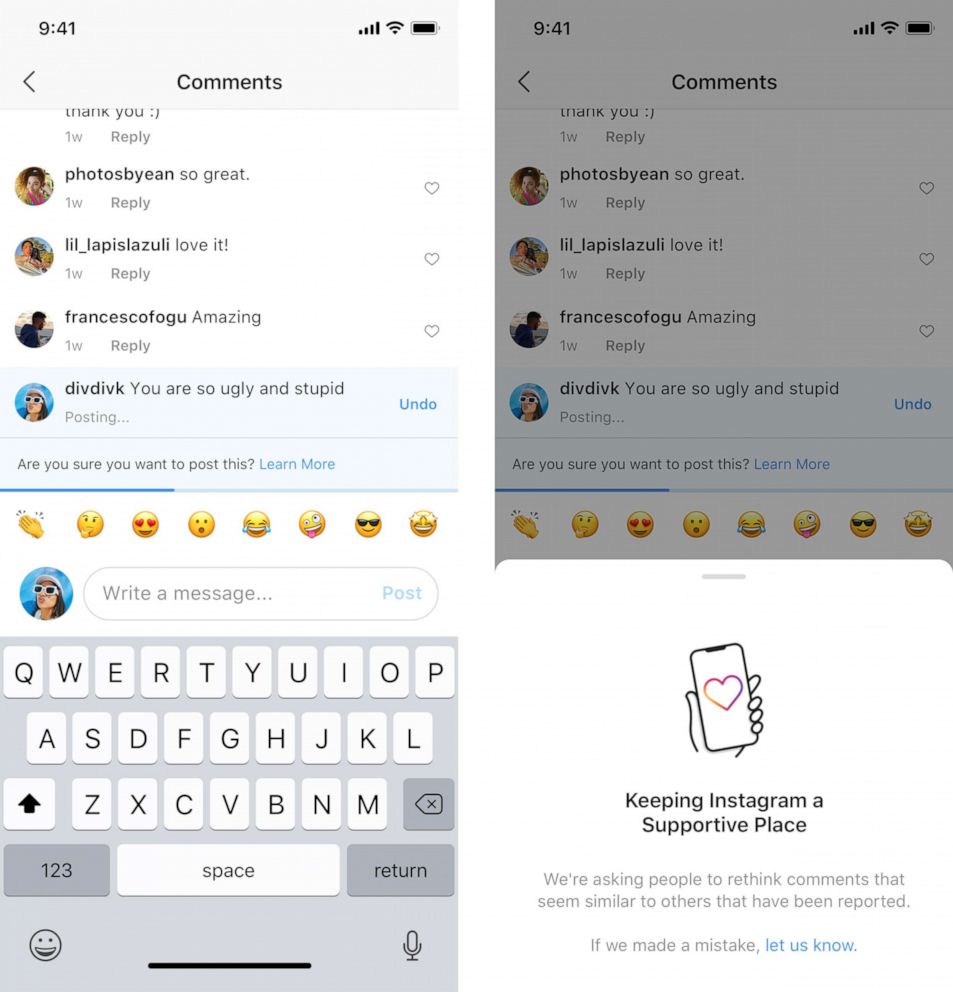 PHOTO: Instagram launches new features to reduce online bullying.