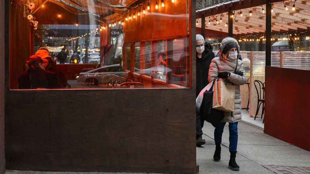 New York City restaurants to reopen at 25% indoor capacity on Valentine