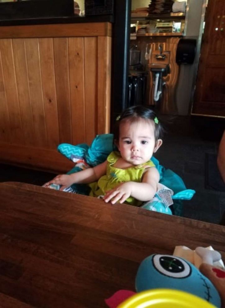 PHOTO: Adelaide Stanley is seen at the age of 1 at J.Wilson's restaurant in Beaumont, Texas.