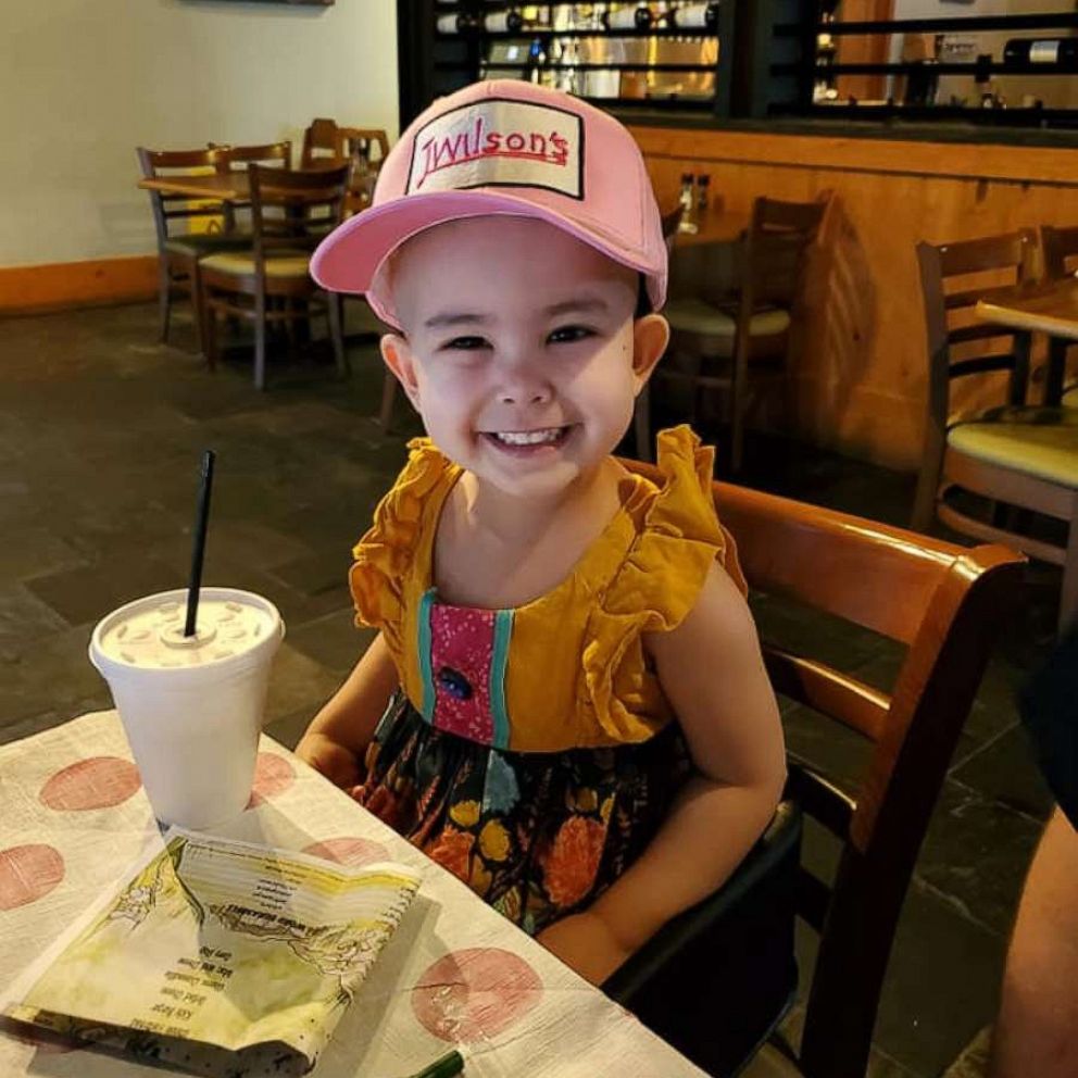 VIDEO: Brave 2-year-old fighting ovarian cancer: 'She's our hero'