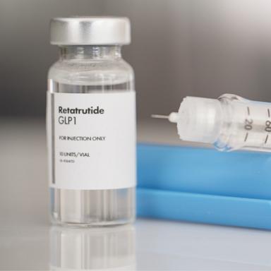 PHOTO: GLP-1 Peptide Medication and Injectable Retatrutide.