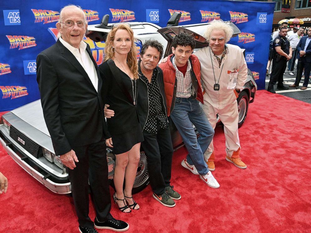 'Back to the Future' film cast reunites at gala for Broadway musical