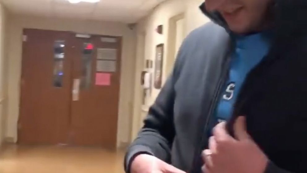 PHOTO: Anthony and Daniella Moneta of New York, faked out their relatives who were sitting patiently in the hospital waiting room, with an epic baby sex reveal. 