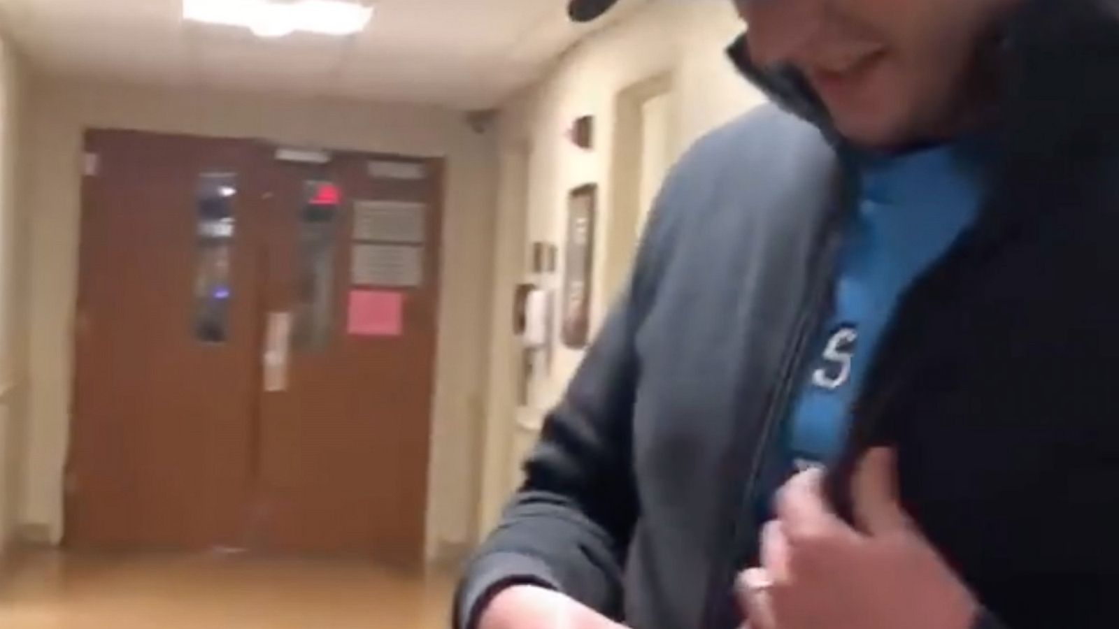 PHOTO: Anthony and Daniella Moneta of New York, faked out their relatives who were sitting patiently in the hospital waiting room, with an epic baby sex reveal.