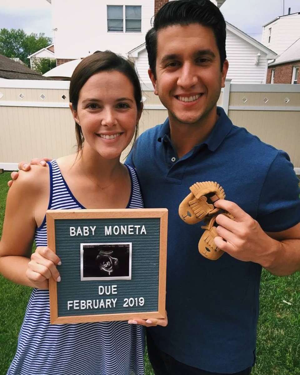 PHOTO: Anthony and Daniella Moneta of New York, decided to trick their relatives when revealing the sex of their newborn child.