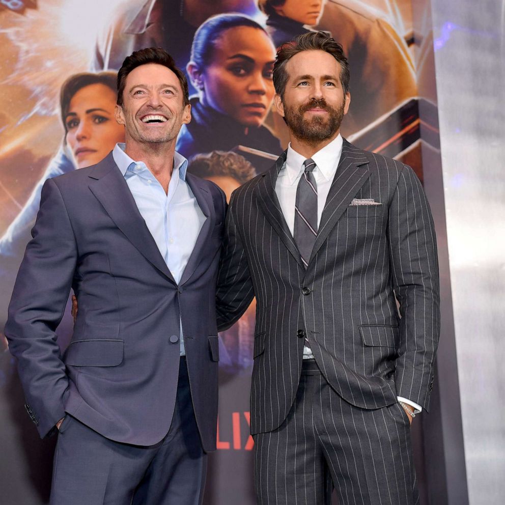 See Ryan Reynolds, Hugh Jackman suited up in 1st look at 'Deadpool 3':  Photo - Good Morning America