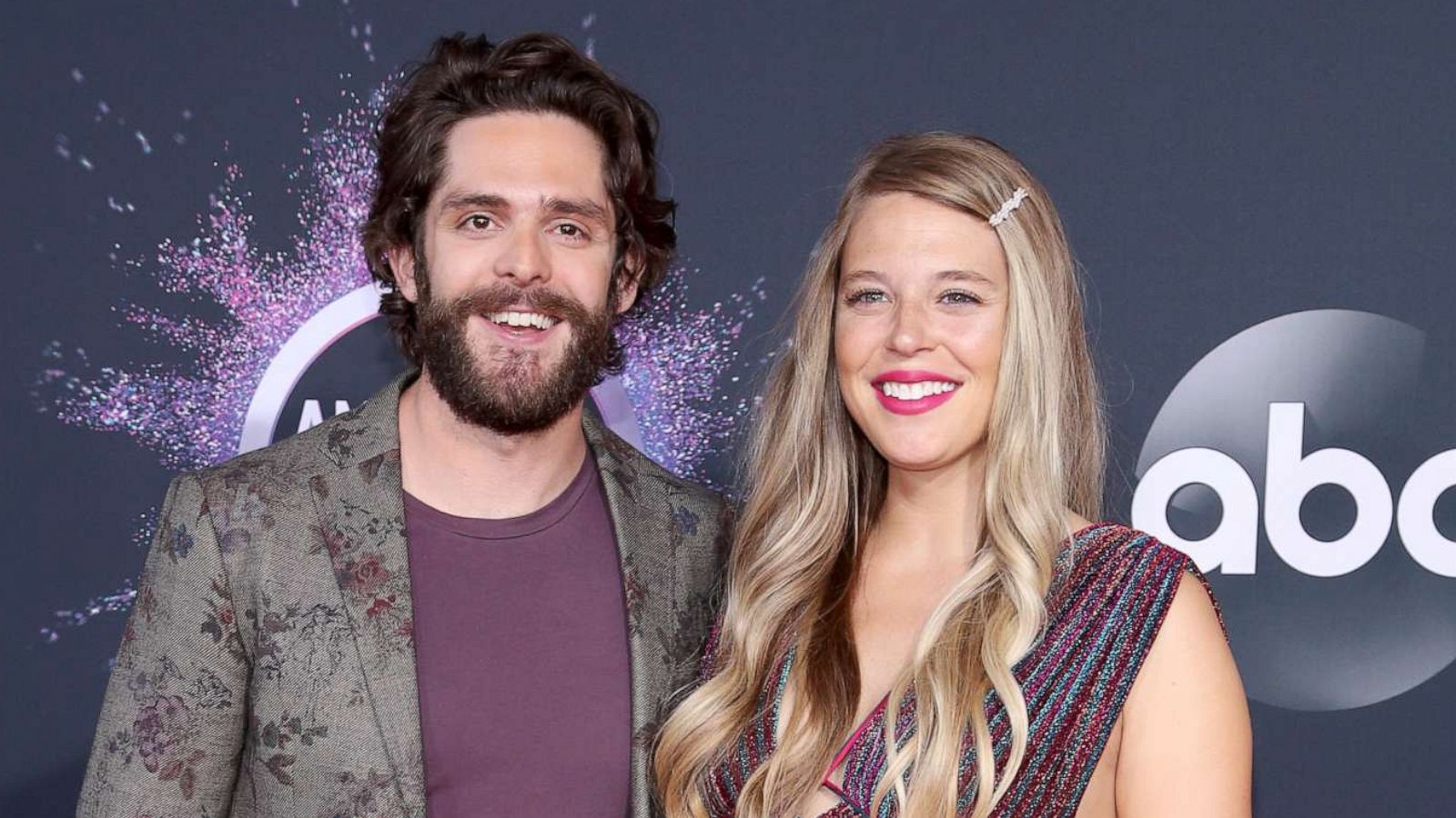 PHOTO: Thomas Rhett and Lauren Akins attend an event in Los Angeles, Nov. 24, 2019.