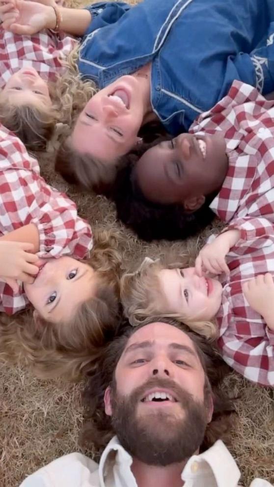VIDEO: Watch Thomas Rhett and his family sing 'Peaches' from 'The Super Mario Bros. Movie'