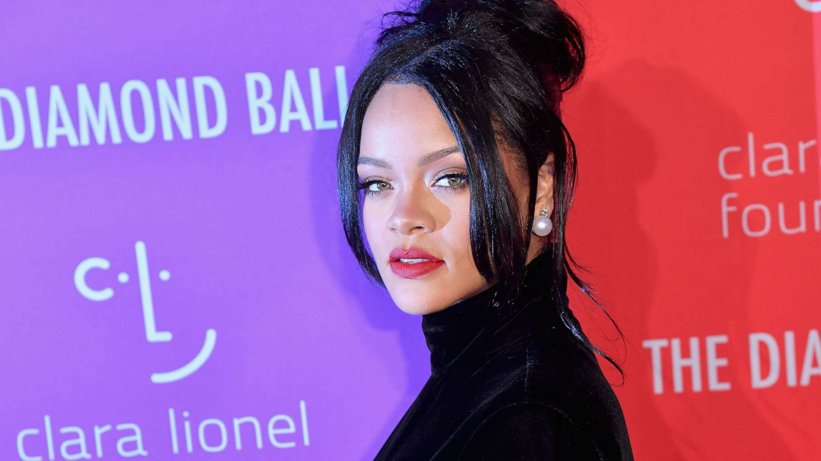 PHOTO: Barbadian singer/actress Rihanna arrives for Rihanna's 5th Annual Diamond Ball Benefitting The Clara Lionel Foundation at Cipriani Wall Street on September 12, 2019, in New York.