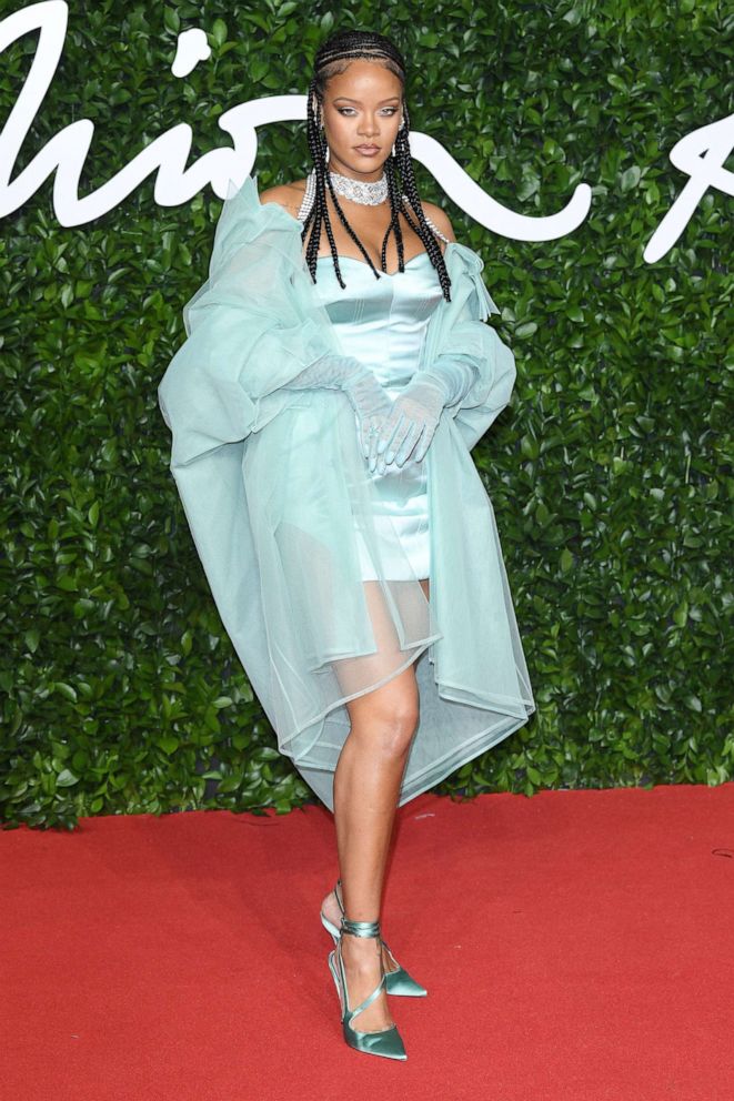 PHOTO: Rihanna arrives at The Fashion Awards 2019 held at Royal Albert Hall on Dec. 2, 2019, in London.