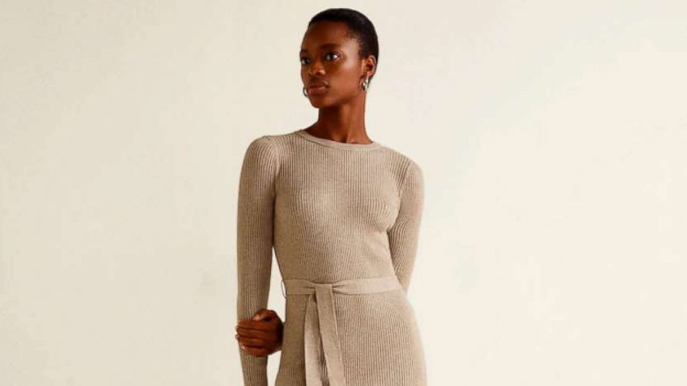 PHOTO: Mango, Ribbed Midi Dress