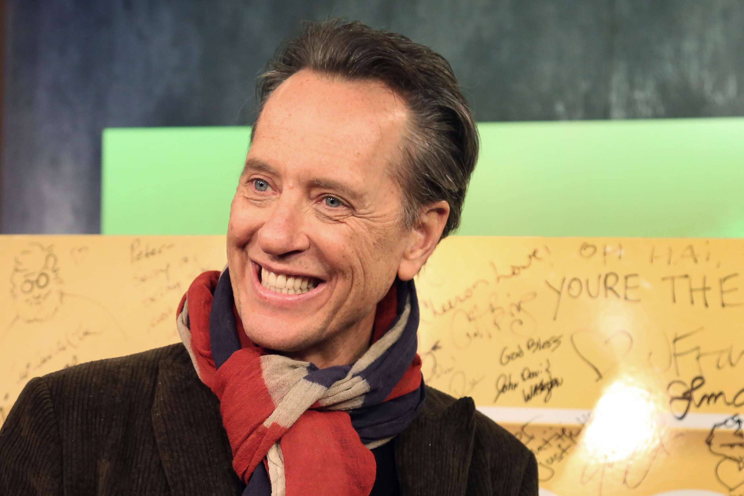 PHOTO: Richard E. Grant appears on "Popcorn with Peter Travers" at ABC News studios, Nov. 27, 2018, in New York.